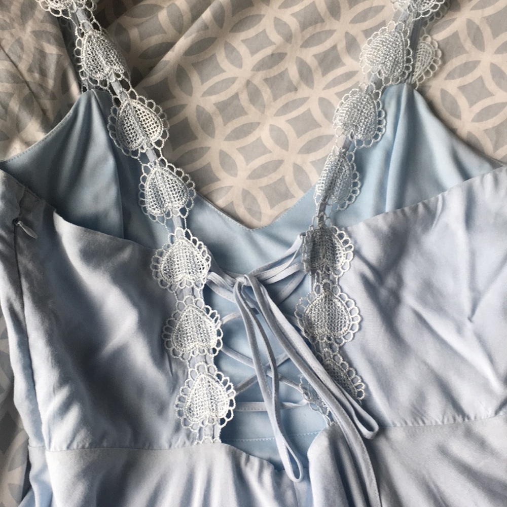 SOLD Baby Blue Tobi Dress - Picture 2 of 6